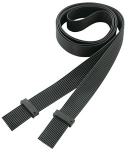 Kabel płaski   czarny 1 szt.
