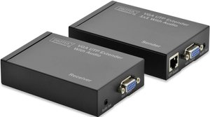 Ekstender (przedłużenie) VGA Digitus DS-53400, przez kabel sieciowy RJ45, 300 m
