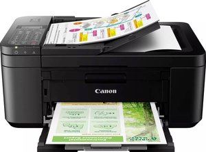Atramentowa drukarka wielofunkcyjna Canon PIXMA TR4750i — kompaktowy system wielofunkcyjny z planem drukowania PIXMA Drukarka wielofunkcyjna atramentowa Canon PIXMA TR4750i Duplex, WLAN, USB