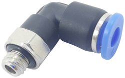 TRU COMPONENTS  Złączka kątowa  PL6-M5C        Średnica rury: 6 mm    Rozmiar gwintu: M5 x 0.8  1 szt.