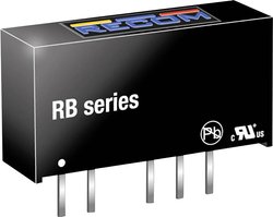 Przetwornica DC/DC, do PCB RECOM RB-0515D RB-0515D, SIP-7, 1 W, 33 mA, 1 szt.