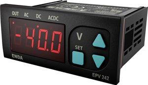 Wskaźnik panelowy cyfrowy Enda EPV141-R-230 SW, 230 VAC