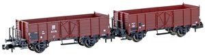 Wagon towarowy otwarty Hobbytrain H24351 N Zestaw 2 gondoli L6 firmy SBB