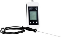 Sonda temperatury szef ustawiania zębów czujnikiem, z czujnikiem 1,5 mm, biała, z kablem Termometr typu Pt1000 LH - Ludwig Heer CHEF´S-PROBE-S-800-1.5 611709, -200 - 450 °C