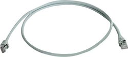 Kabel LAN Telegärtner L00006A0036, 1 szt., RJ45, CAT 6a, S/FTP, 20.00 m, szary