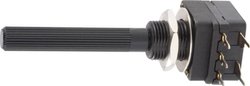 Potencjometr obrotowy z przełącznikiem mono 0.2 W 1 kΩ Piher PC16SH-10IP06102A2020IMTA 1 szt.