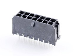 Listwa kołkowa, męska, do wbudowania, standardowa Molex MOL Power & Signal Sol. 430451412, piny: 14, 8.5 A, 1 szt.