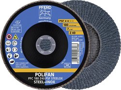 Tarcza listkowa POLIFAN PFC 180 Z 40 PSF STEELOX PFERD Z Psf Steelox 67764185  10 szt.