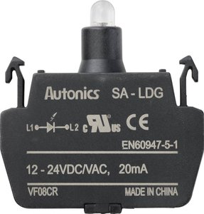 TRU COMPONENTS  Typ pojedynczy blok LED / 12 V, 24 V / zielony TRU COMPONENTS SA-LDG Element LED   zielony  12 V, 24 V 1 szt.