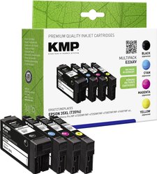 Wkład atramentowy KMP do Epson Workforce Pro WF-4720, 35XL, czarny, cyjan, magenta, żółty atrament KMP E226XV 1638,4005, 1 zest.