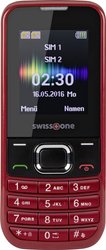 Telefon komórkowy Dual-SIM swisstone SC 230 czerwony