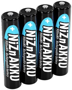 Akumulator AAA/R03 Ansmann 1321-0001, NiZn, 550 mAh, 1.6 V, 4 szt.