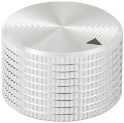 Pokrętło TRU COMPONENTS TC-11613812, z nakładką ze znacznikiem, (Ø x W) 25 mm x 16 mm, 1 szt.