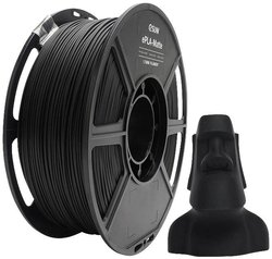 ESUN ePLA-Matte Black  Filament do drukarek 3D PLA matowy  1.75 mm 1 kg czarny (matowy)