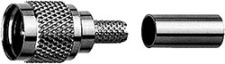 Złącze Mini UHF Telegärtner J01045F0003 J01045F0003 złącze męskie proste 50 Ω 1 szt.