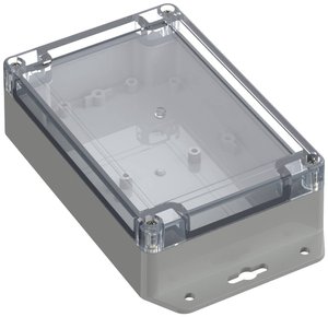 Obudowa kołnierza TRU COMPONENTS TC-10860760, (D x S x W) 150 x 100 x 45 mm, ABS-PC, 1 szt.