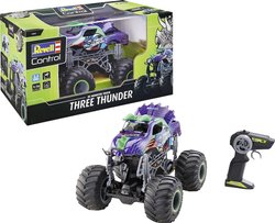 Samochód RC dla początkujących Revell RV RC Dino Monster Truck ''Three Thunder'', Elektryczny