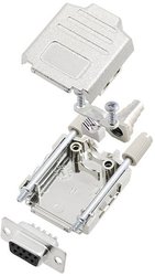 Zestaw listew żeńskich D-Sub TRU COMPONENTS TCDPPK09MDBSK 7708564, rzędy: 2, styki: 9, 180 °, 1 szt.