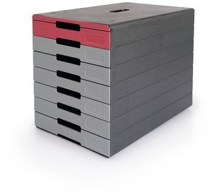 Szafka z szufladami Durable 776303 antracytowy DIN A4, DIN C4 Ilość szuflad: 7