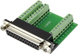 Złącze D-SUB  90 °, gniazdo, ilość biegunów: 25, śrubowe  DSUB25F-27TB-3 1 szt.