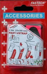 Taśma rzepowa z paskiem element z pętelkami i haczykami (D x S) 300 mm x 25 mm fioletowy FASTECH® 688-454 2 szt.