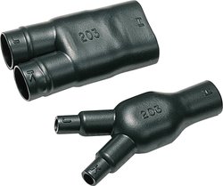 Część termokurczliwa HellermannTyton 206-1-G-PO-X-BK 402-06180, 1 szt.