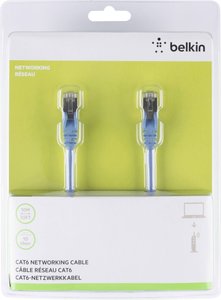 Kabel LAN Belkin A3L981BT10MBLHS, 1 szt., RJ45, CAT 6, S/FTP, 10.00 m, niebieski