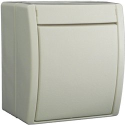 Przełącznik schodowy Busch-Jaeger Ocean, natynkowy 2601/6 W-54, biały 1 szt.