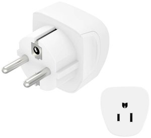 Adapter podróżny typ A i typ B, 3-pinowy, do urządzeń z Ameryki i Kanady Adapter podróżny Hama 00223458