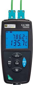 Termometr typu J, K, T, N, E, R, S Chauvin Arnoux C.A 1822 P01654822, -200 - 1372 °C