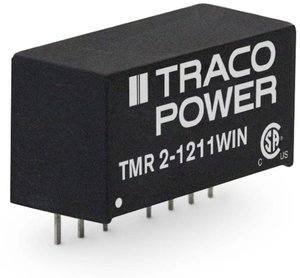 Przetwornica DC/DC, do PCB TracoPower TMR 2-2423WIN TMR 2-2423WIN, SIP-8, 2 W, 15 V/DC, -15 V/DC, 67 mA, 1 szt.