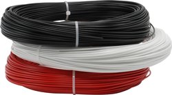Filament do drukarek 3D ABS Renkforce RF-4738582, Średnica filamentu: 1.75 mm, 600 g, czarny, biały, czerwony