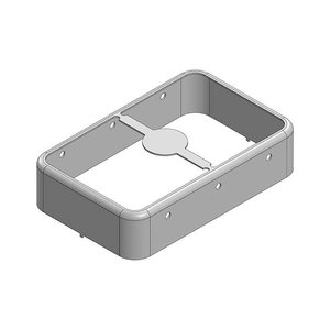 41,5 x 26,5 x 9,5 mm Dwuczęściowa, ciągniona bezszwowo osłona RF/ekran EMI RAMKA (CRS) Ekranowa rama osłonowa Masach TECH EMI/RFI-Abschirmung MS415-20F, 1 szt.