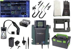 Tester VDE, zestaw, Zestaw testera instalacji Gossen Metrawatt PROFiTEST MTECH+ IQ E-Mobility-Paket Kalibracja (DAkkS)