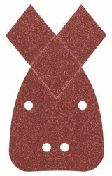 Zestaw arkuszy ściernych do szlifierek uniwersalnych, 25-częściowy, 4 otworów, 170x98x20 mm, 80 - 180 Papier ścierny do multinarzędzia, zestaw Bosch Accessories  2607017113 93 mm 1 zest.