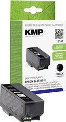 KMP Tusz Zamiennik Epson 26, T2601 Czarny  atrament KMP E167 1626,4801, 1 szt.