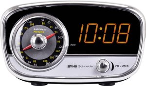Radiobudzik Silva Schneider UR 1967 UKW  czarny