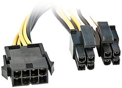 Przedłużacz LINDY 33163 [1x złącze męskie ATX 8-pin (4+4) - 1x złącze męskie ATX 8-pin] 0.40 m