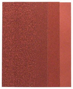 Zestaw arkuszy ściernych do szlifierek oscylacyjnych, 25-częściowy, bez otworów, 93 x 230 mm, 60-240 Papier ścierny do szlifierki, zestaw Bosch Accessories  2607019498 230 mm 1 zest.
