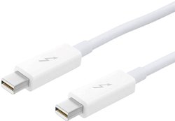 Kabel Thunderbolt Apple (2 m) – dwa razy szybszy niż USB 3.0. Kabel Thunderbolt Apple Thunderbolt-kabel MD861ZM/A, 2.00 m