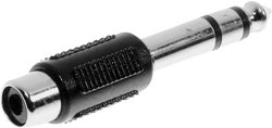 Adapter jack  złącze męskie jack 6,3 mm - złącze żeńskie RCA/cinch Stereo TRU COMPONENTS 1559815  1 szt.