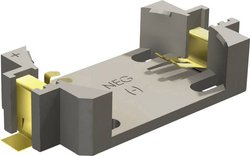 Uchwyt ogniwa guzikowego Keystone Electronics 1052, CR 2450, Poziome, Montaż powierzchniowy SMD, (D x S x W) 36.41 x 16 x 7.47 mm