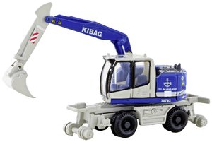 N Liebherr A922 Rail Koparka dwukierunkowa KIBAG (CH) z koparką  Minis by Lemke gotowy model N