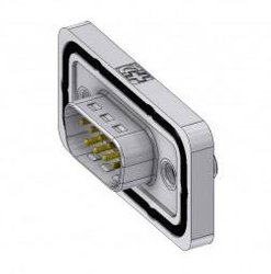 Złącze męskie D-Sub Deltron Connectors DTSWM09PZ/2M85UN, rzędy: 2, styki: 9, 180 °, 1 szt.