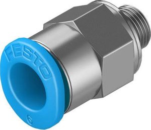 Łącznik prosty FESTO QSM-M5-6    Średnica rury: 6 mm  Rozmiar gwintu: M5 1 szt.
