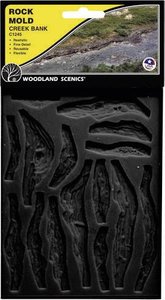Woodland Scenics WC1245 Uniwersalna Forma kauczukowa Brzeg rzeki (D x S) 250 mm x 130 mm