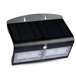 Solarna lampka punktowa naścienna z czujnikiem ruchu V-TAC VT-767-7-B 8279 7.00 W białe światło dzienne 800 lm