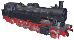 Lokomotywa parowa H0 Piko H0 50664, Interfejs Analog DC, Rozstaw osi: 159 mm, Epoka: III