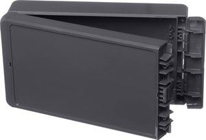 Obudowa instalacyjna Bopla Bocube B 221306 ABS-7024, ABS, grafitowy szary (ral 7024), (D x S x W) 125 x 231 x 60 mm, 1 szt.