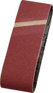 Taśmy ścierne, WOOD &amp, METAL, korund, 60 x 400 mm, ziarnistość 80 Papier ścierny pas zestaw kwb  911008 400 mm 3 szt.